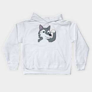 IIsWolfee First Twitch Emote Kids Hoodie